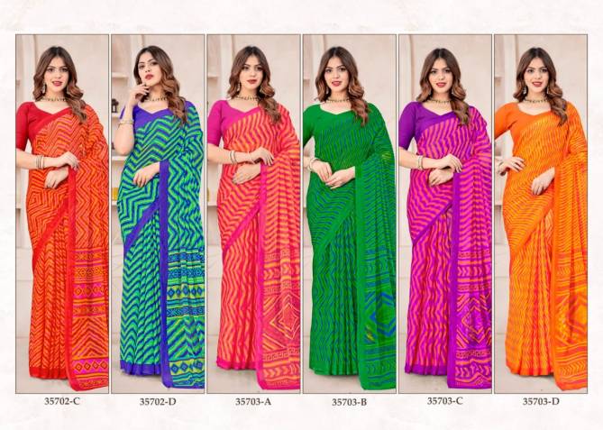 Star Chiffon 167 Ruchi Printed Daily Wear Sarees Wholesale Price In Surat
